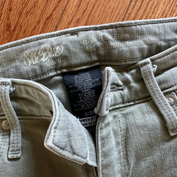 Green Flare Jeans - Picture 6 of 7